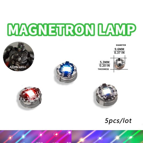 Imagen de Lámpara Led de Control magnético, luz inalámbrica superbrillante y ultrabrillante para fabricación de modelos Diy, con baterías, 5 piezas