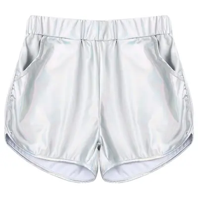 Image de Short Holographique Brillant Homme - Tenue Rave & Disco