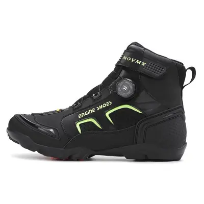 Image de Bottes de Moto Homme en Cuir Respirantes & Résistantes