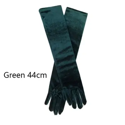 Image de Gants de Soirée Noirs Élégants - Style Rétro & Chauds