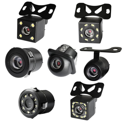 Immagine di Telecamera per Retromarcia Auto con Visione Notturna e Monitor da 8" - HD 170° Impermeabile CT33 per Parcheggio Sicuro e Guida Facile