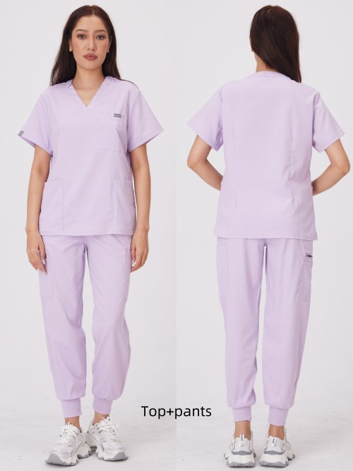 Imagen de Uniforme Médico Multicolor para Mujer - Conjunto de Trabajo