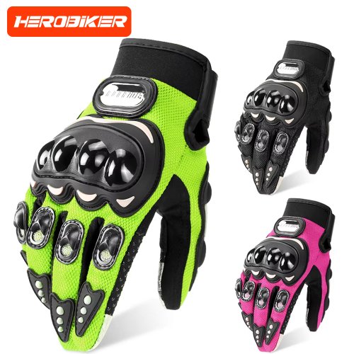 Bild von Atmungsaktive Motorradhandschuhe mit Touchscreen-Funktion