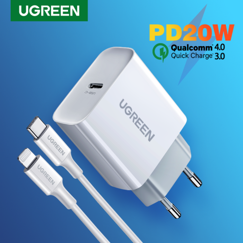 Afbeelding van Snelle USB-C Oplader 20W voor iPhone & Xiaomi