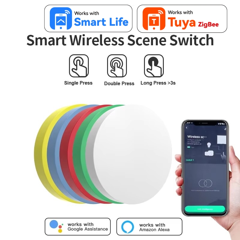 Image de Interrupteur intelligent Zigbee Tuya - Contrôle vocal Alexa & Google Home