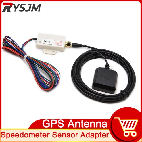 Afbeelding van GPS Snelheidsmeter Adapter met Verborgen Antenne – Precieze Snelheidssignaalconverter voor Auto's en Motorfietsen