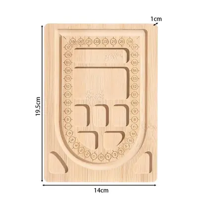 Image de Plateau de Perles en Bois - Organisateur de Bijoux