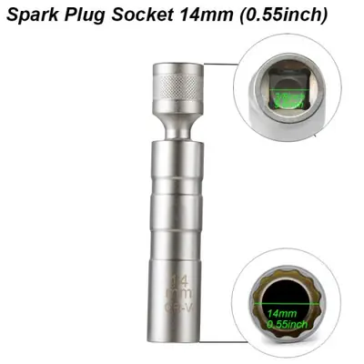 Kit Adaptateur Clé à Douille Bougie 14mm/16mm - Retrait Magnétique
