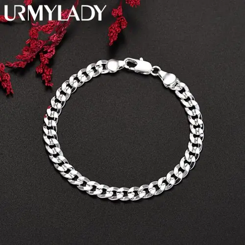 Image de Bracelets en Argent Sterling 925 - Style Élégant pour Hommes & Femmes
