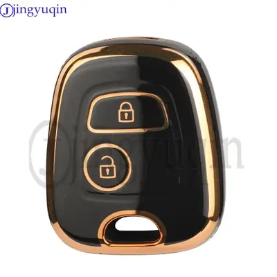 Image de Étui TPU 2 Boutons pour Clé Voiture - Protection Anti-Scratch