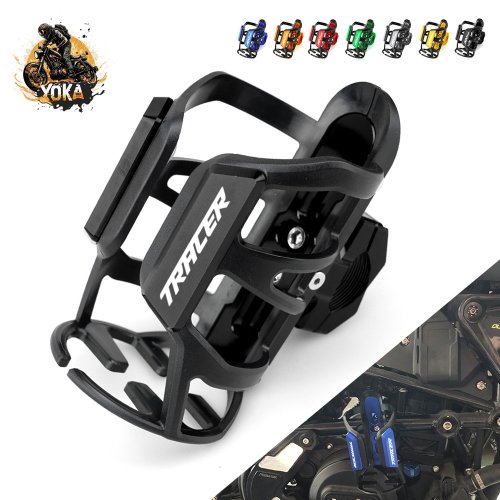Zdjęcie Uchwyt na kubek i butelkę do Yamaha Tracer 700/900 GT – niebieski, czerwony, czarny