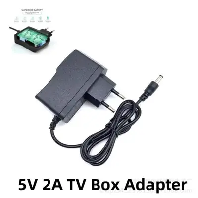 Image de Adaptateur 5V pour TV Box - Prise UK/EU/AU/US
