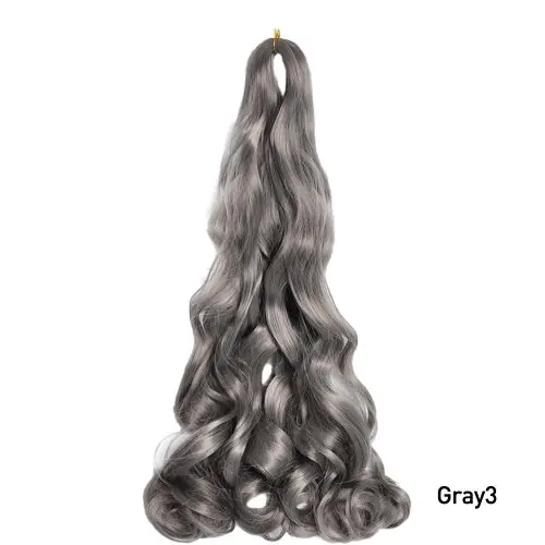 Image de Extensions Cheveux Synthétiques Ombre - Vague Lâche & Boucles Françaises
