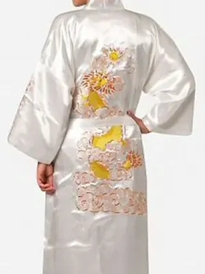 Image de Kimono Dragon Satin Homme - Robe de Style Chinois