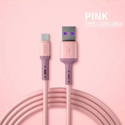 Image de Câble USB-C Rapide en Silicone Souple