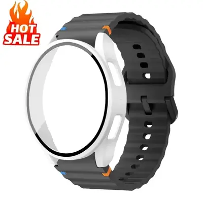 Image de Coque + Bracelet Silicone pour Galaxy Watch 7/6/5/4 - Protection Ultra-Résistante