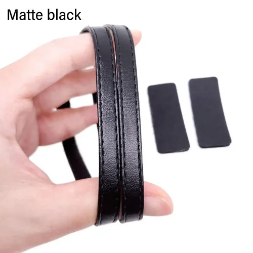Imagen de Cordones de zapatos fijos de cuero para mujer, cómodos, antisueltos, ajustables, desmontables, de mo...