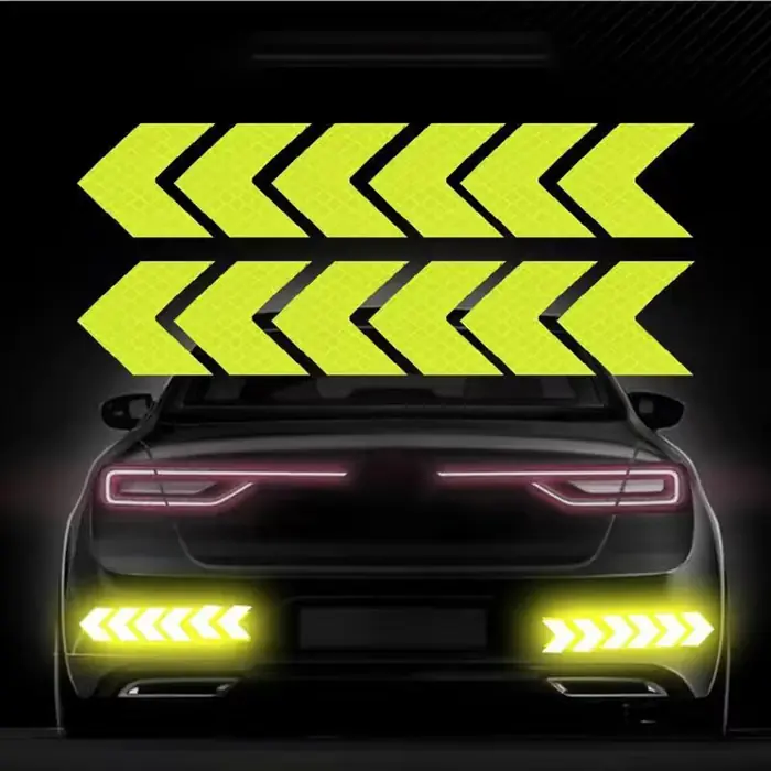 Image de Bande Réfléchissante Auto - Sécurité & Visibilité