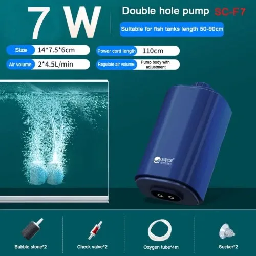 7w dubbel gat set