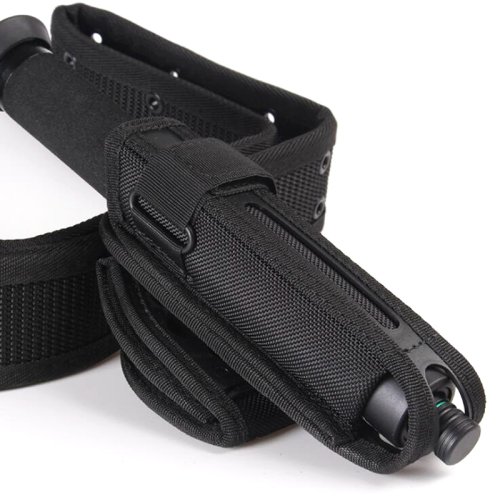Image of Tactical Nylon Baton Holster with 360-Degree Rotation for Hunting and Airsoft – Durable Pouch Bag with Magazine Organizer