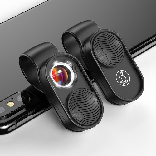 Zdjęcie Mikroskop cyfrowy Apexel 100x z obiektywem makro, LED do telefonów – kieszonkowe soczewki do iPhone X, XS Max, Samsung i wszystkich smartfonów