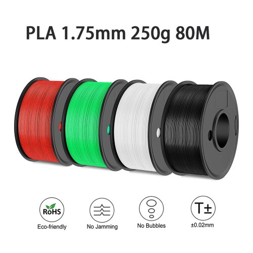 Image of EasyThreed PLA 3D Printing Filament - 250g, 80m Length, 1.75mm Diameter for FDM Printers