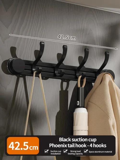 Tazza nera mobile 4 ganci