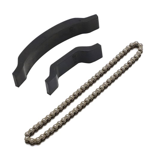 Immagine di Catena di Avviamento da 62 Maglie con Guide per ATV, Scooter, Dirt Bike e Go Kart 50cc-125cc - Compatibile con Taotao