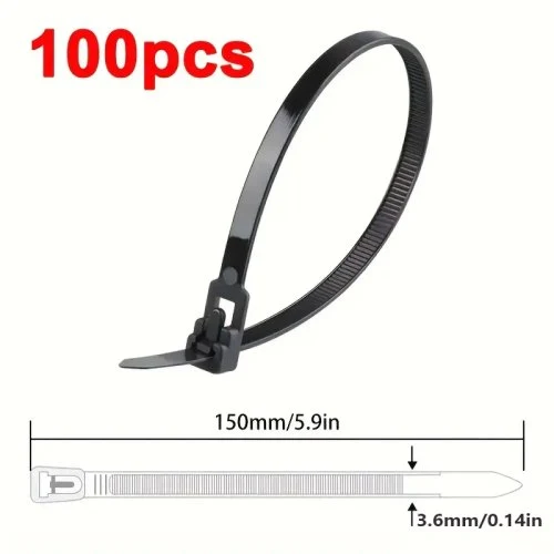 100pcs black