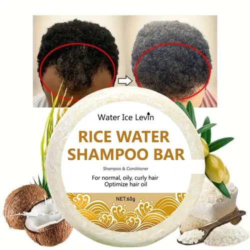 Image de Shampoing au Riz Bio - Croissance & Anti-Chute