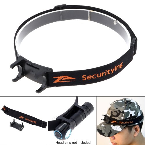 Afbeelding van Elastische hoofdband met koplamphouder voor 22-26 mm zaklampen – Comfortabele en veilige bevestiging voor outdoor activiteiten