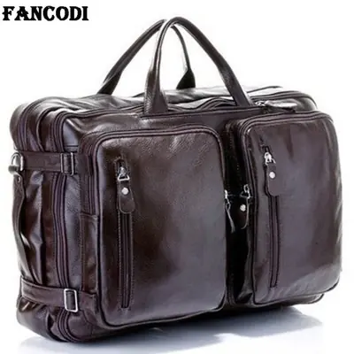 Image de Sac de Voyage Homme en Cuir - Élégant & Pratique