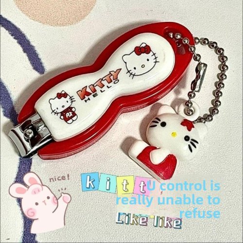 Afbeelding van Stijlvolle en Creatieve Mini Kat Nagelknipper – Draagbaar Nagel Manicure Gereedschap met Schattig Kattenontwerp voor Zorgzame Klusjes