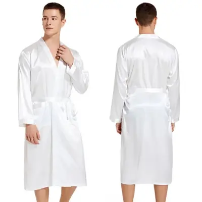 Image de Kimono de Marié Personnalisé en Soie Douce