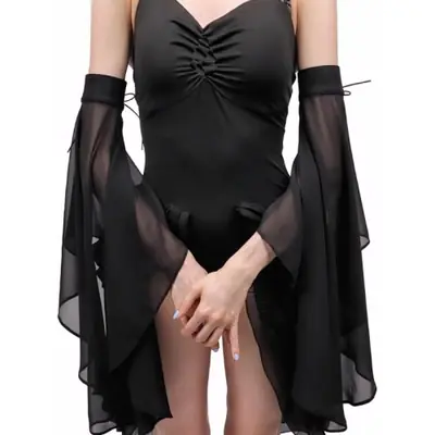 Image de Protège-Bras Tulle Transparent - Élégant & Détachable