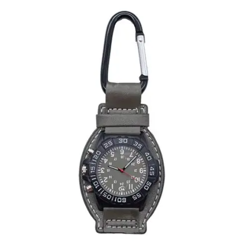 Image de Montre de Poche Sportive avec Bracelet Cuir - Design Créateur