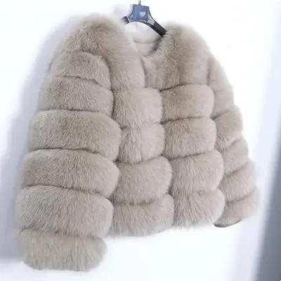 Image de Manteau Fausse Fourrure Femme - Élégant & Chaud