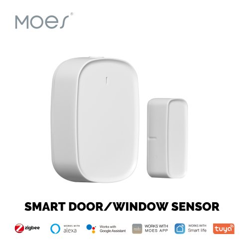 Afbeelding van Zigbee Smart Deursensor voor Thuisbeveiliging met Tuya App – Draadloos Alarm voor Ramen, Deuren en Poorten