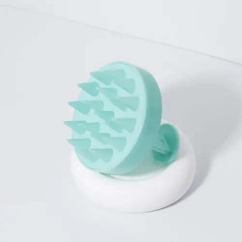 Image de Brosse à Shampoing en Silicone - Massage du Cuir Chevelu