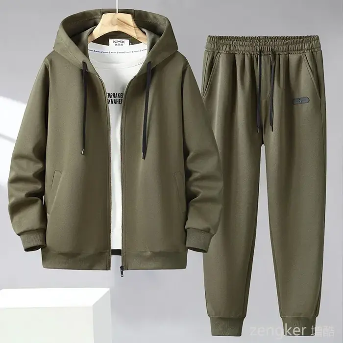 Image de Survêtement Homme Grande Taille - Style Décontracté & Sportif