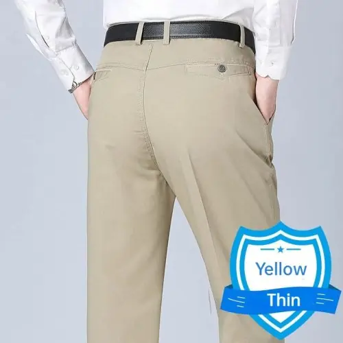 Image de Pantalon Homme Coton 100% Décontracté & Élégant