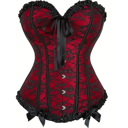 Image de Corset Gothique Sexy Surbuste - Ceinture Amincissante & Cintrée