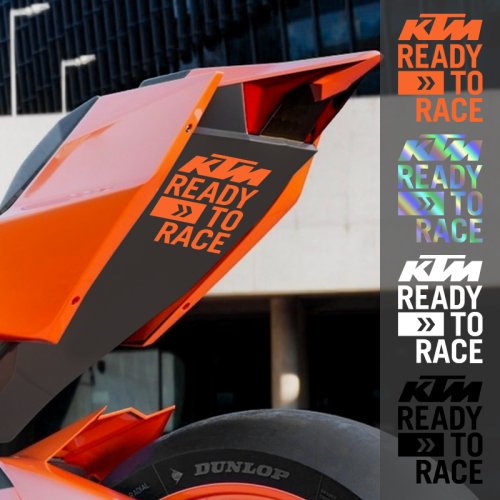 Zdjęcie Naklejki KTM Ready to Race – stylowe akcesoria dla Twojego motocykla