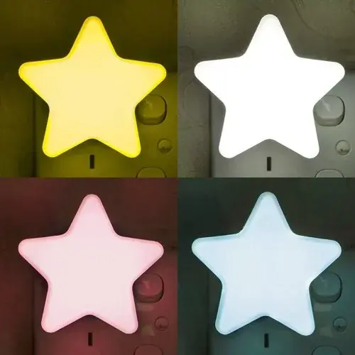 Image de Veilleuse Étoiles LED - Lumière Douce pour Chambre d'Enfant