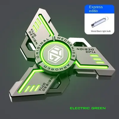 Image de Fidget Spinner Métal Lumineux - Anti-Stress & Élégant