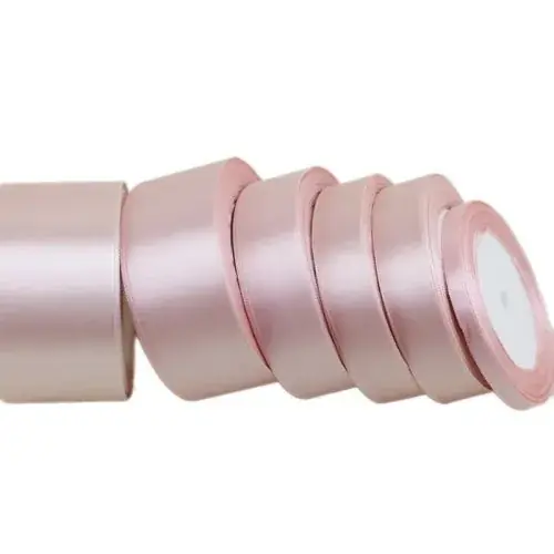 Image de Ruban Satin Rose - 25 Yards pour Emballage Cadeau & Décoration