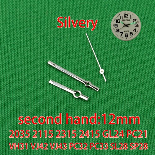 Immagine di 1 set miyota 2035 lancette sl68 lancette sp68 lancette luminose lancette argento 2305 lancette vh31 lancette vj42 lancette vj43 lancette 2115 lancette