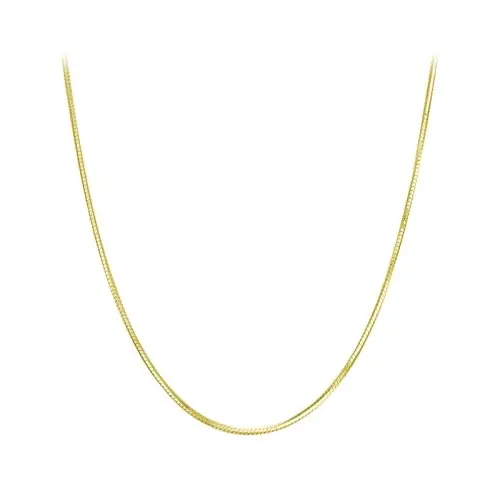 Image de Collier Chaîne Serpent Or Massif - Élégant & Empilable