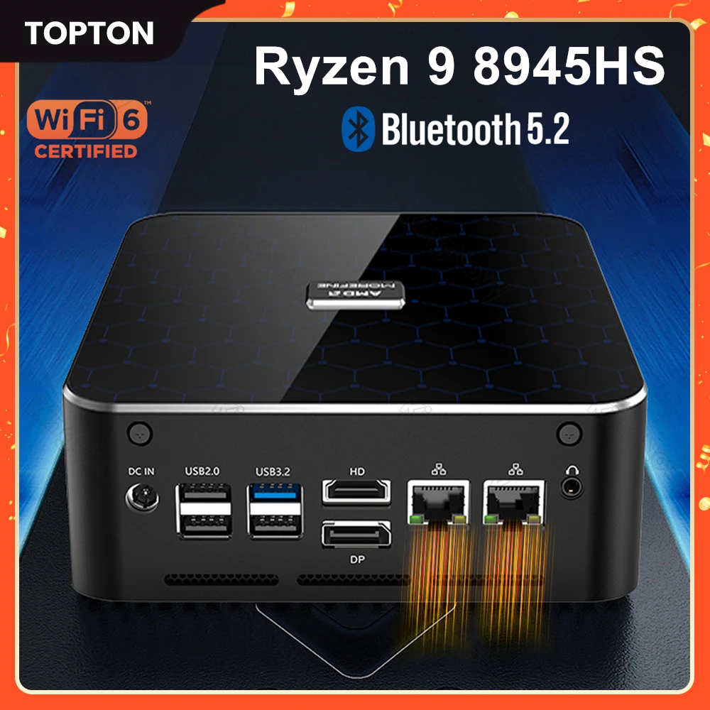 Afbeelding van Compacte Gaming Mini PC met AMD Ryzen 9 & USB4