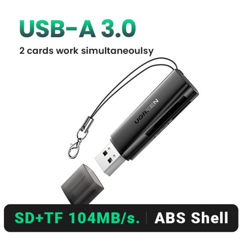 Zdjęcie UGREEN karty czytnik USB 3.0 do SD Micro SD karta pamięci TF Adapter do komputera akcesoria do laptopa wielu inteligentny czytnik kart czytnik kart